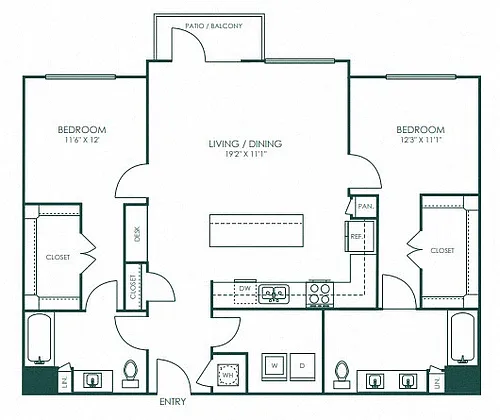 Floor plan B6
