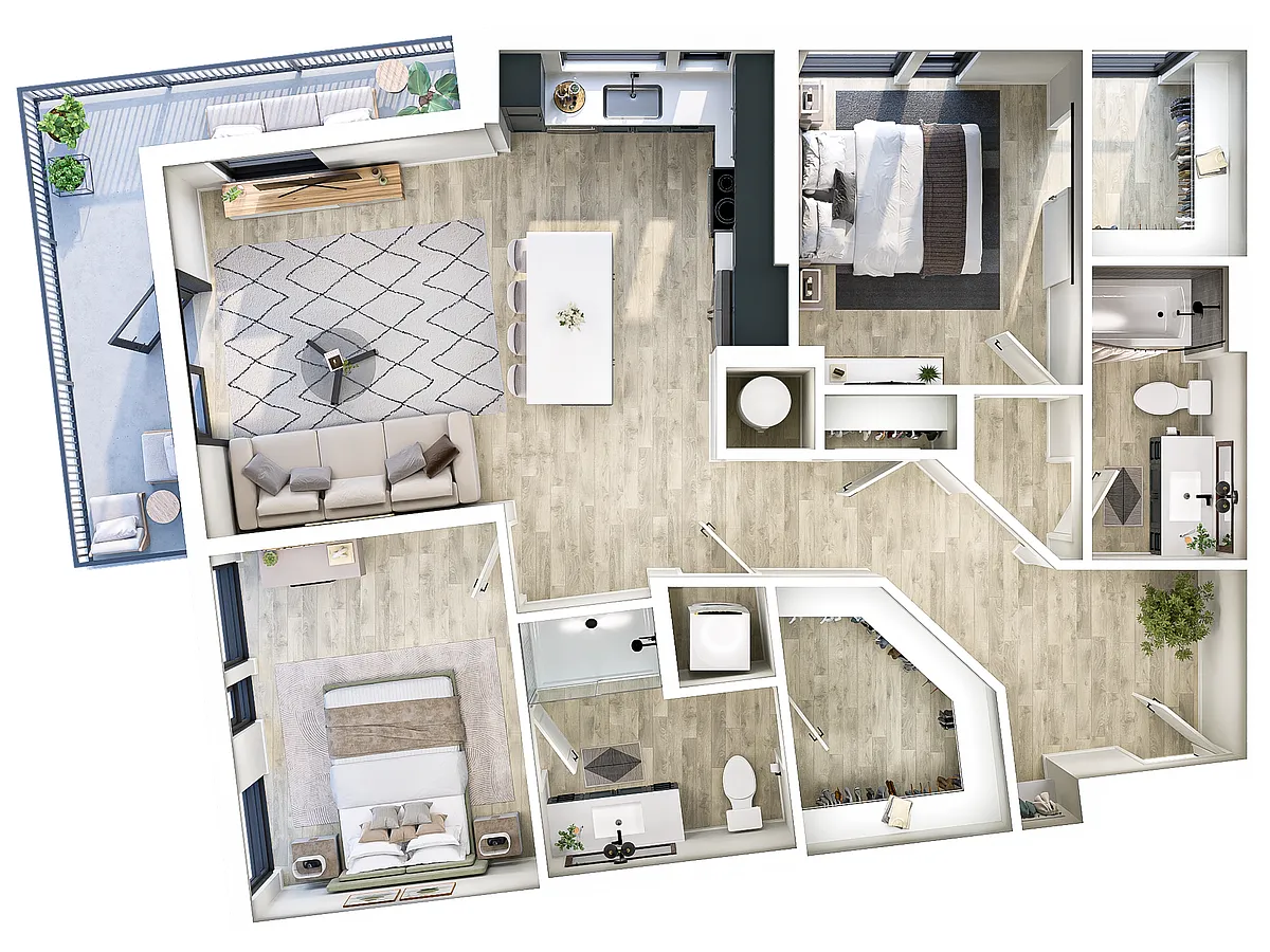 Floor plan B7