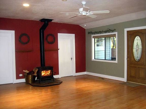 Living Room w/ Woodstove