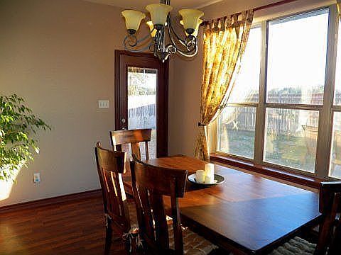 A lot of Natural Light in the Dining Area