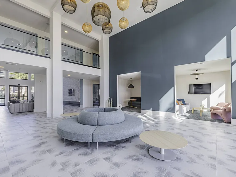 Clubhouse with Lounging Areas