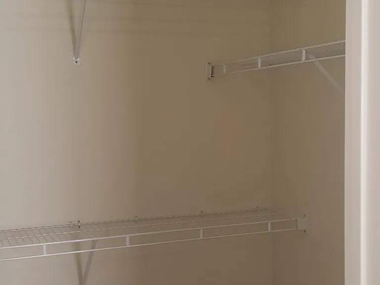 Each bedroom has its own walk-in closet...