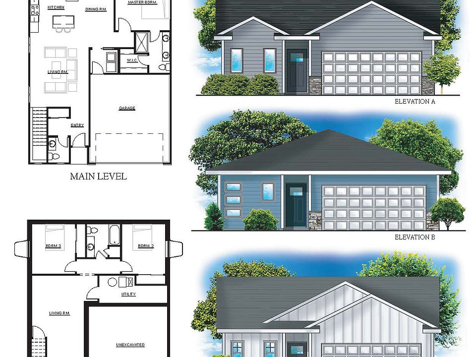 Elevation and Floor Plan