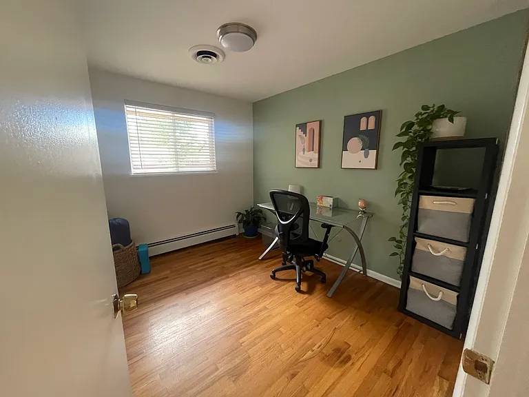 Main level office (can be a bedroom) with laundry