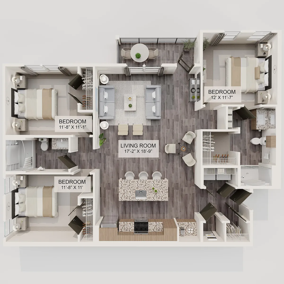 Floor plan The Palmetto (C2)