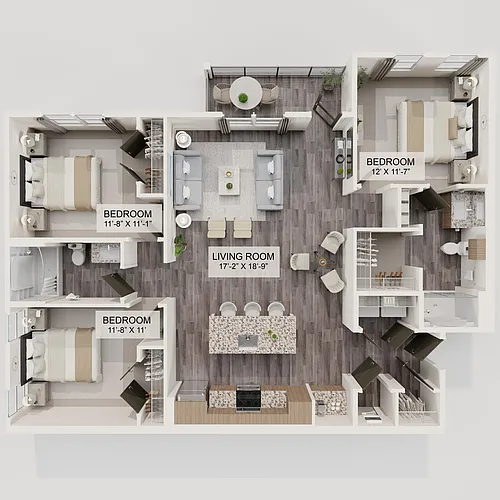 Floor plan The Palmetto (C2)