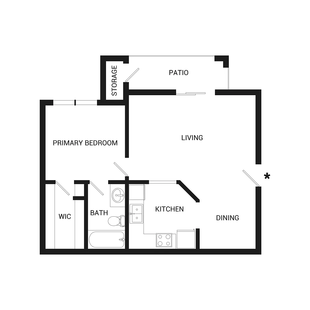 Floor plan Clark