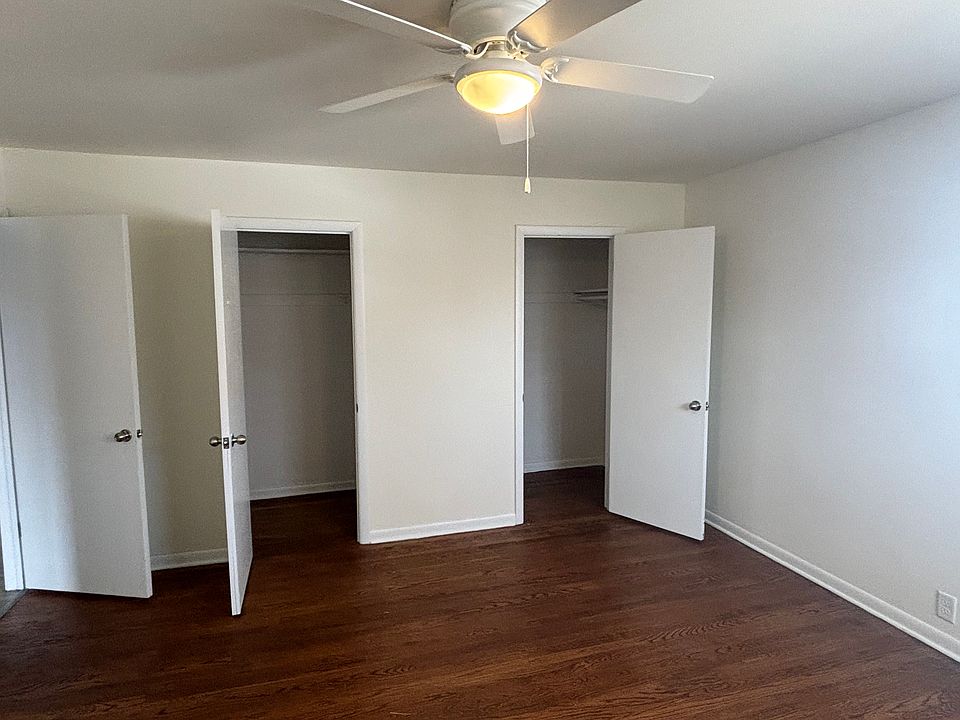Master bedroom closets