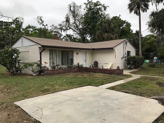 Front of house & parking slab