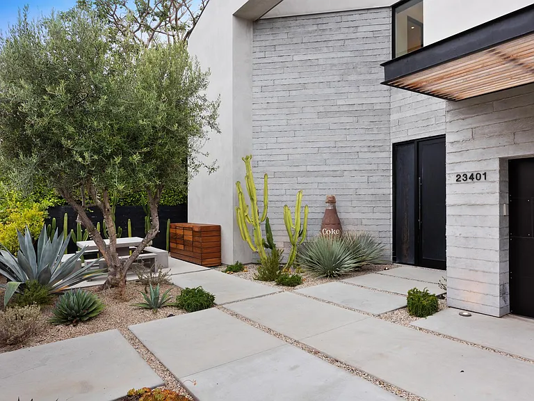 A modern oasis in Malibu.