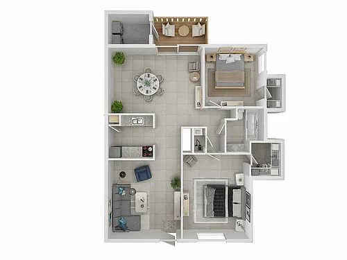 Floor plan 2X1-B
