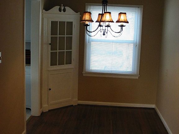 Dining Room with built in Corner Cabinet
