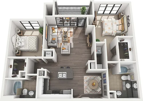 Floor plan B2 - Somerset