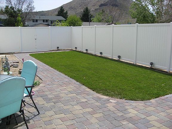 Fully enlosed back yard, professionally landscaped