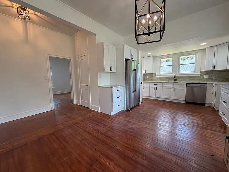 Kitchen, large dining and office nook