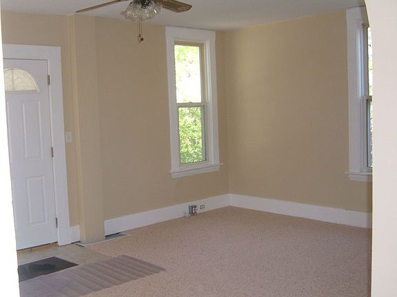 Another view of the living room.  Oh, most all rooms have ceiling fans