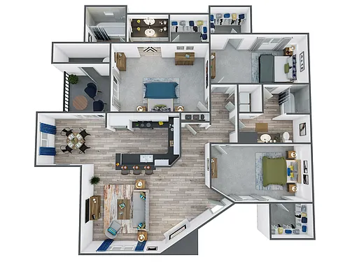 Floor plan Marseilles