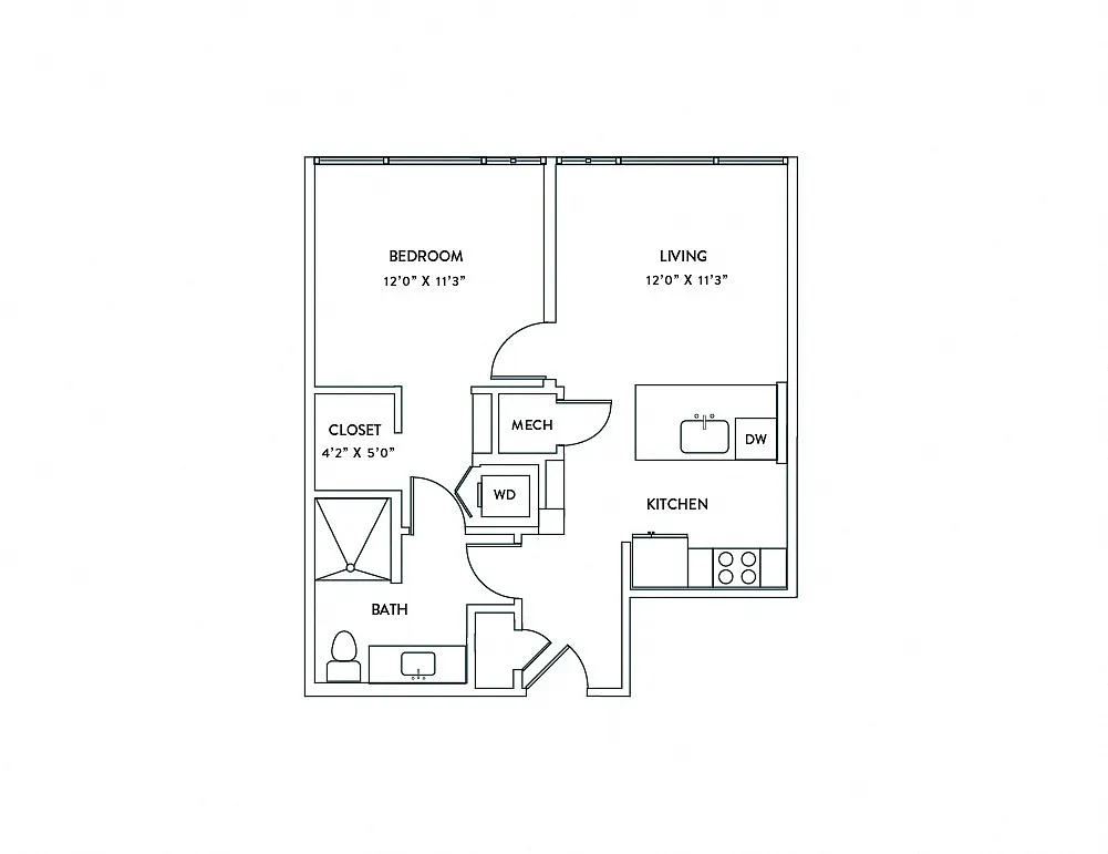 Floor plan A2B
