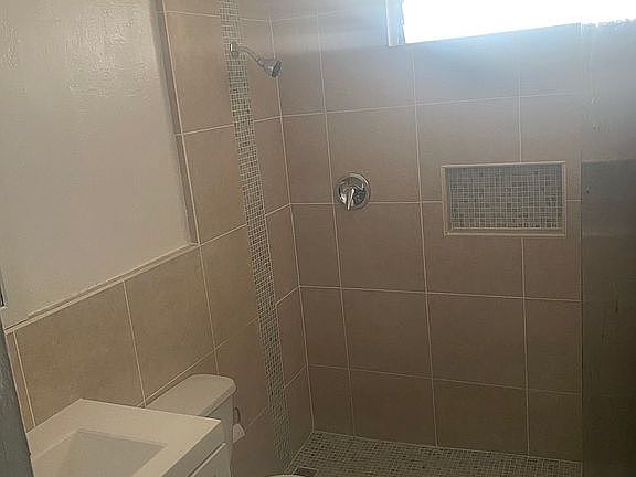 Hallway bathroom