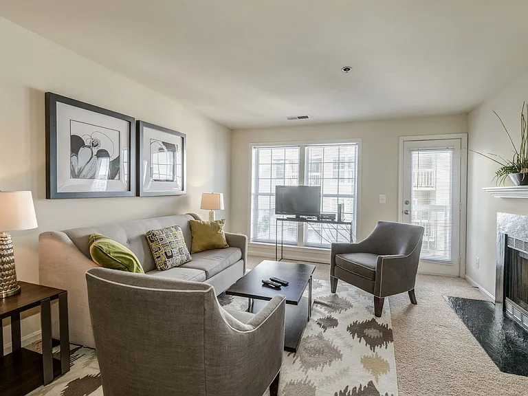 Spacious living areas with plush carpet