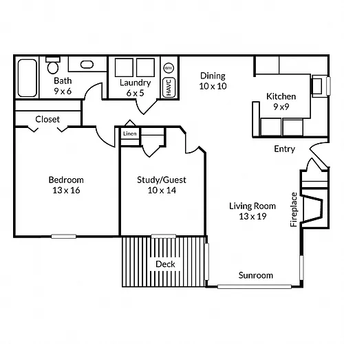 Floor plan B1