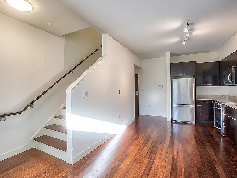 Our 3 bedroom townhomes feature private entrance, two levels of living space with a bonus den