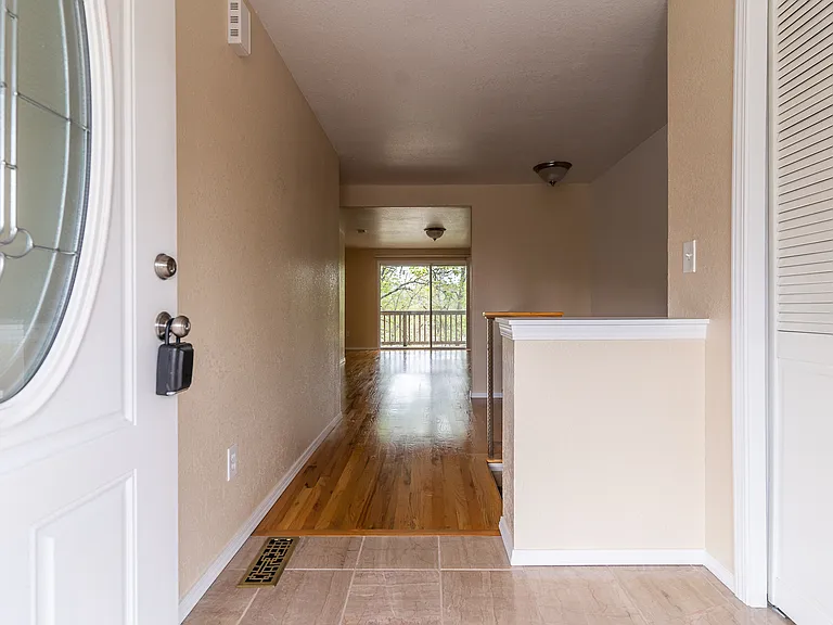 Entryway. Marble flooring
