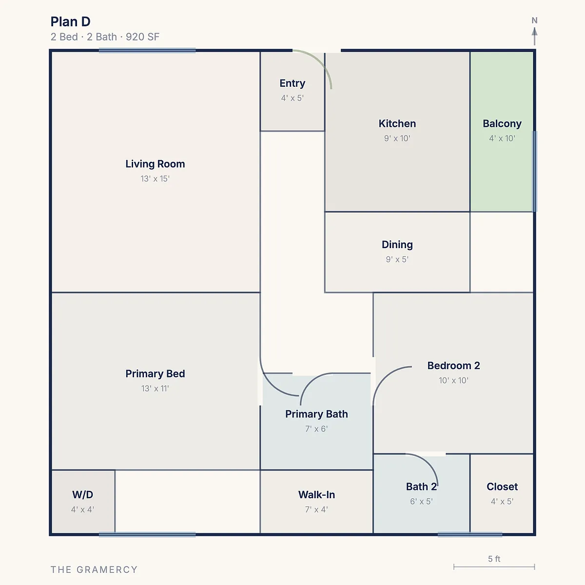 Floor plan The Beverly