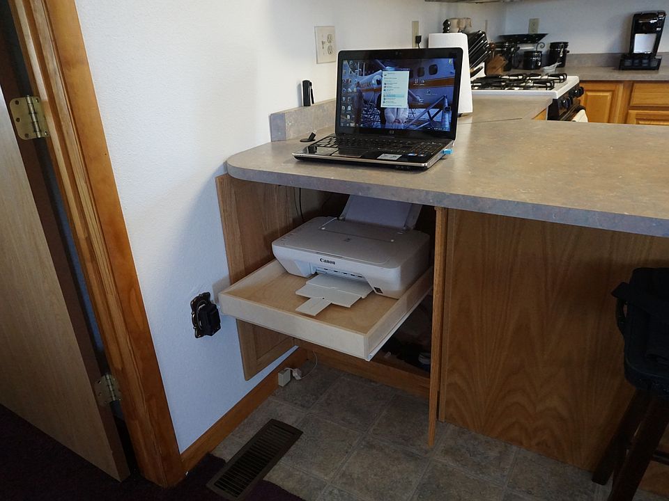 pull out draer for printer