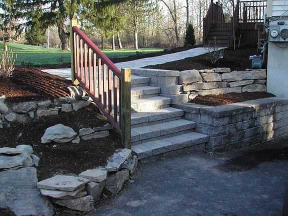 side walk to  door entrance 