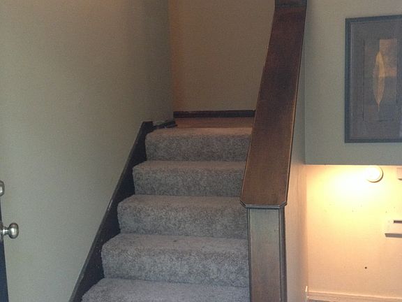 New carpet on stairs