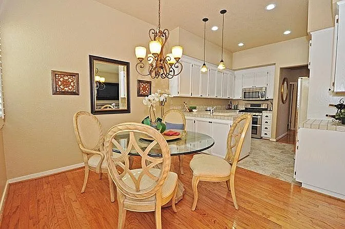 Informal dining area