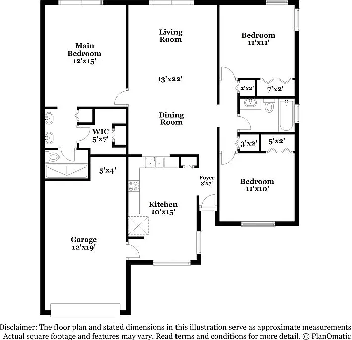 3 bed, 2.0 bath, 1258 sqft, $2,350 — Photo 2