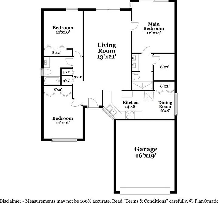 3 bed, 2.0 bath, 1280 sqft, $2,415 — Photo 2