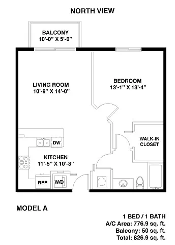 Floor plan Model A