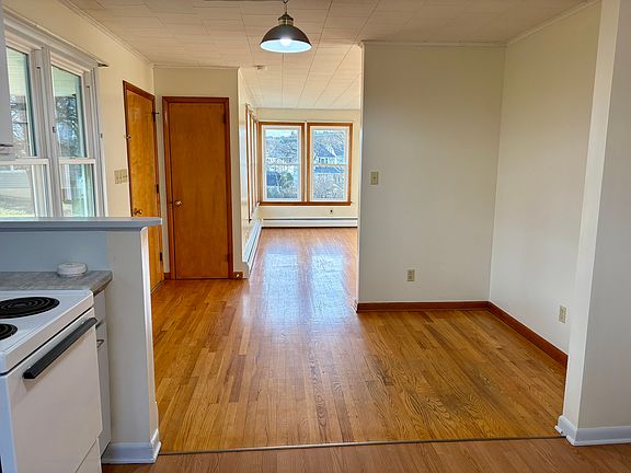 Dining area into living room