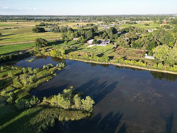 Arial of home looking over N Shields Ponds