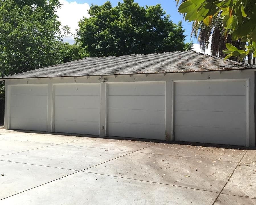 Secure one car garages w/auto openers ...