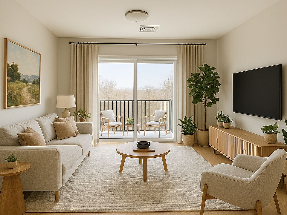 Sample with furnishings and decor