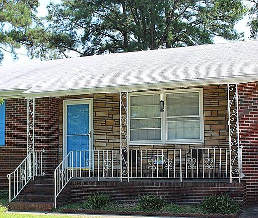 Covered front porch