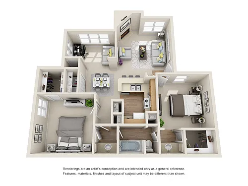 Floor plan The Esprit with Solarium E