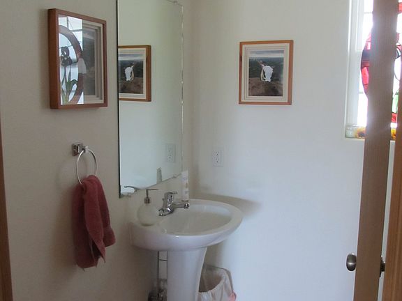 Downstairs powder room