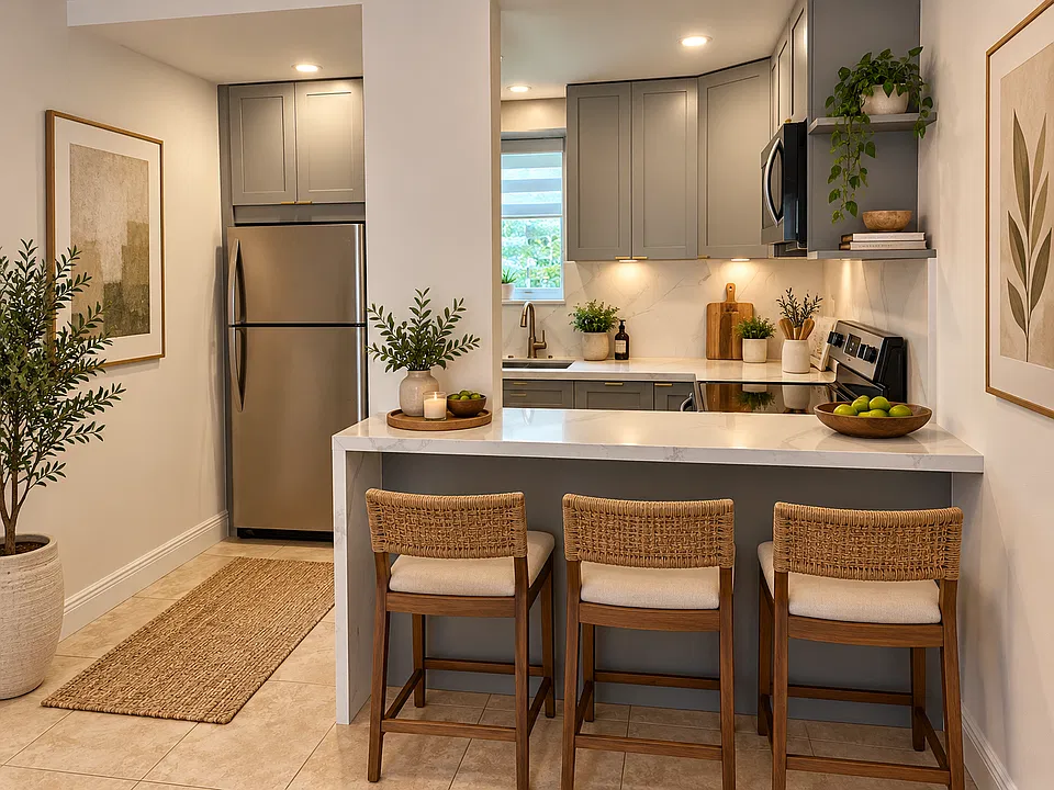 *virtually staged to show possible furniture configuration.