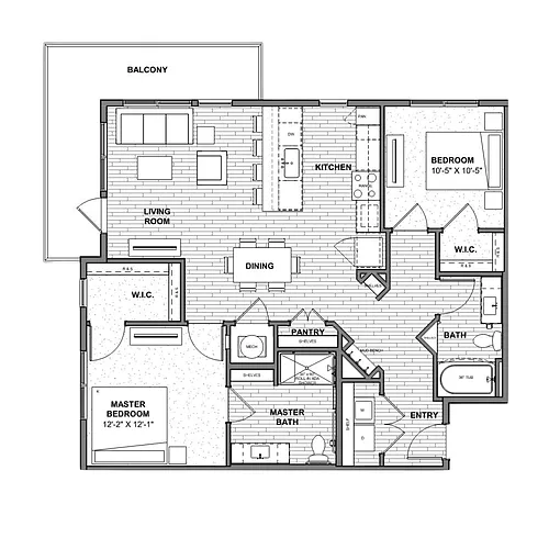 Floor plan B3