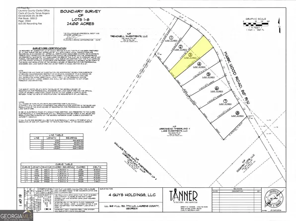 0 Mark Wood Rd Lot 3, Dexter, GA 31019