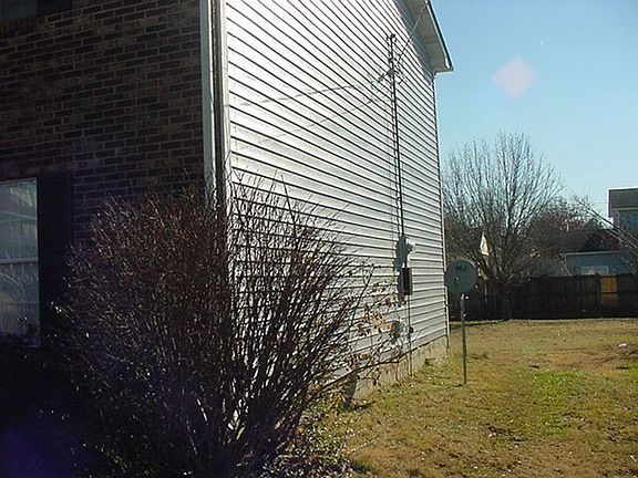vinyl siding on the side