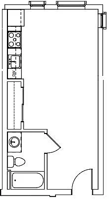 Floor plan Studio