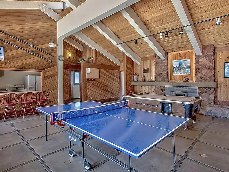 Game room at community club house.