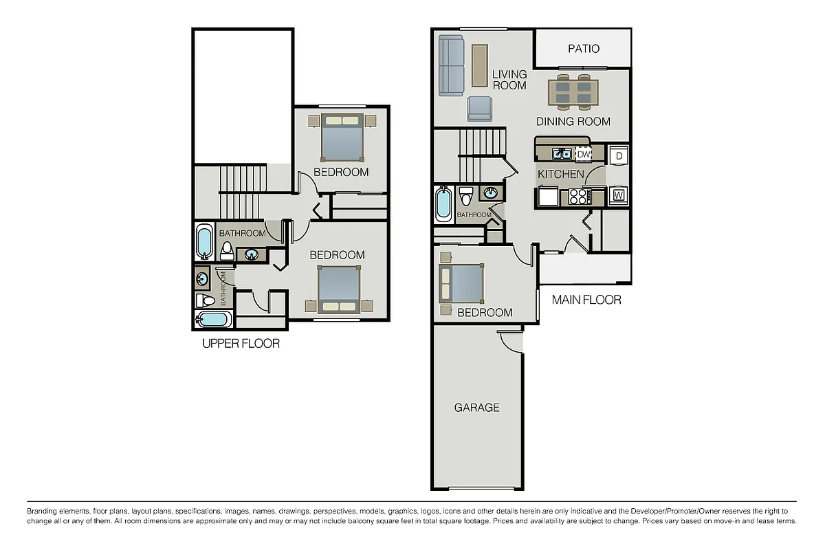Floor plan Plan 3A Townhome