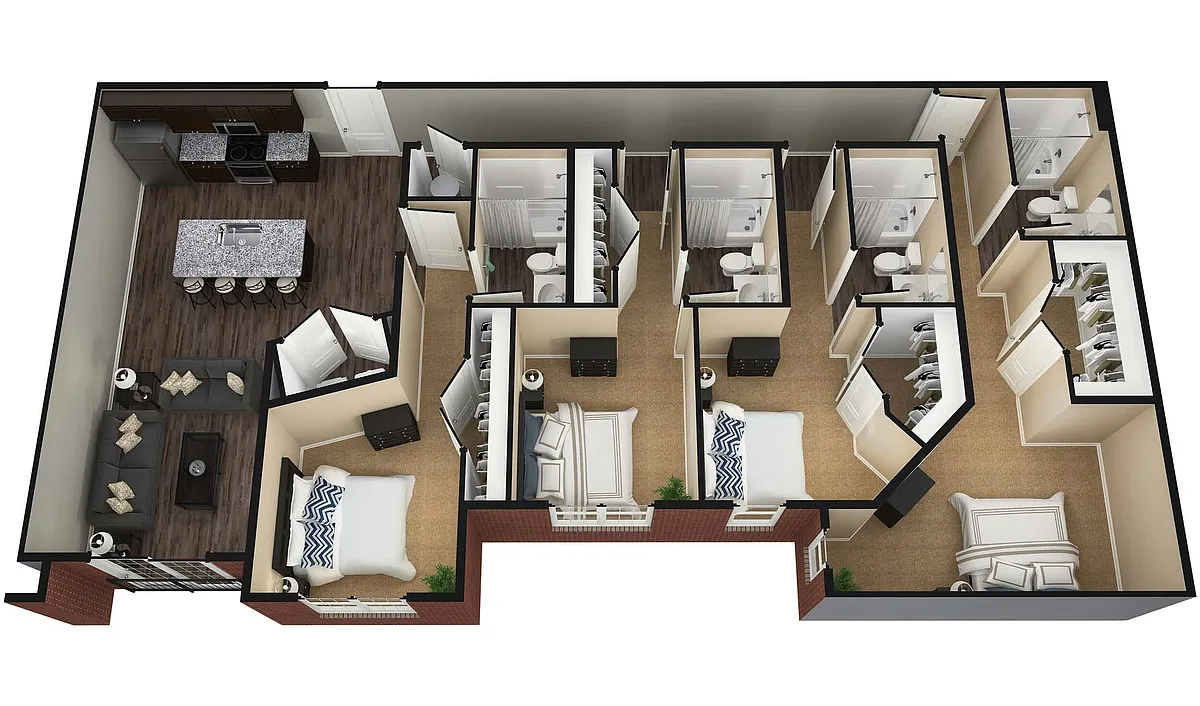 Floor plan Cambridge